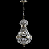 Breanna Crystal/Metal Empire LED Pendant