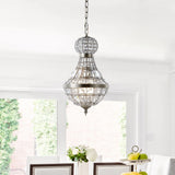 Breanna Crystal/Metal Empire LED Pendant