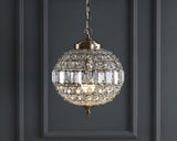 Melania Crystal/Metal LED Pendant