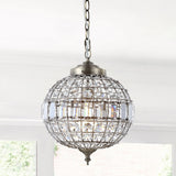 Melania Crystal/Metal LED Pendant