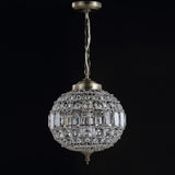 Melania Crystal/Metal LED Pendant