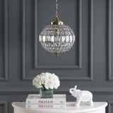 Melania Crystal/Metal LED Pendant