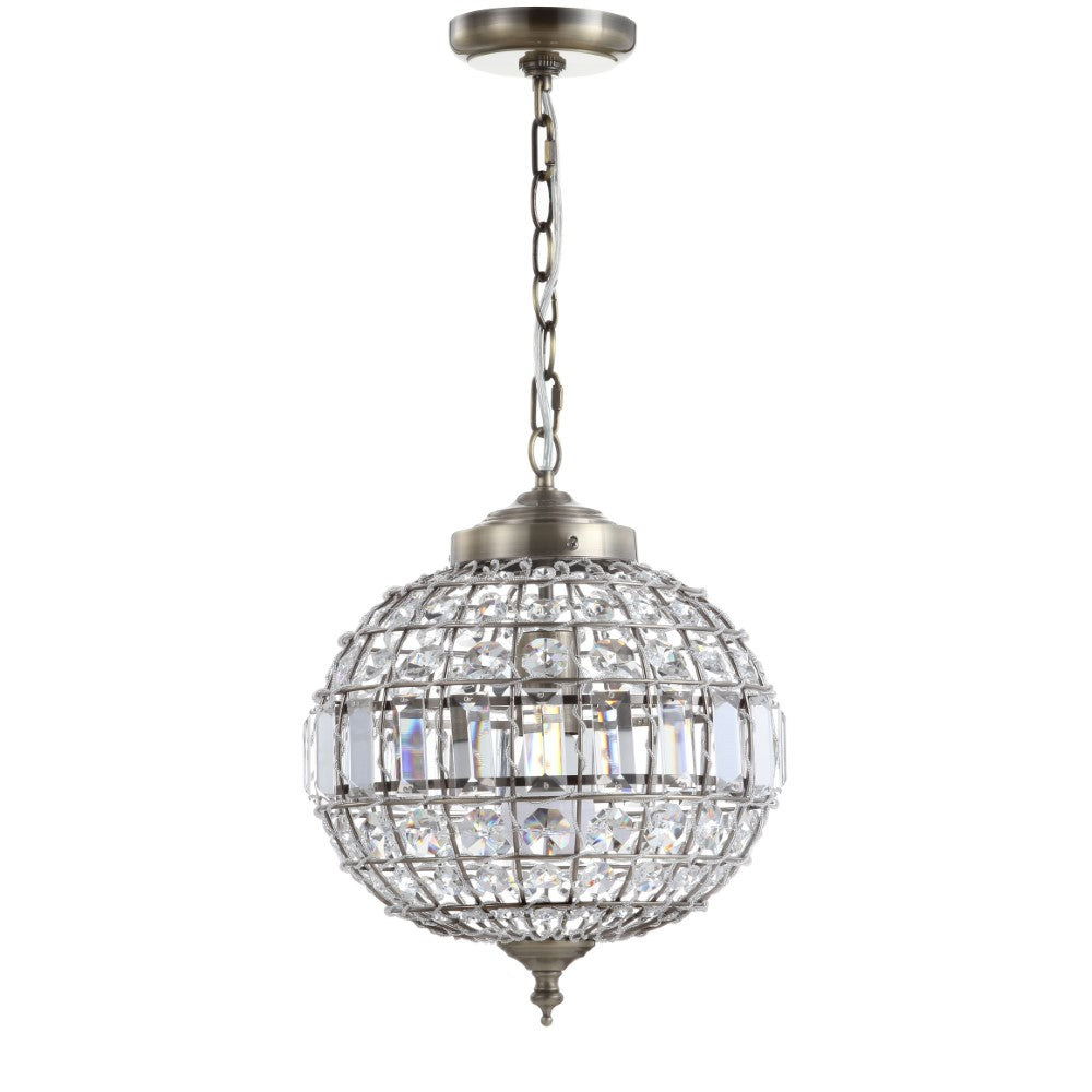 Melania Crystal/Metal LED Pendant