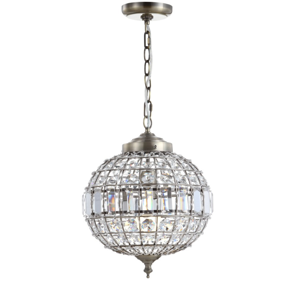 Melania Crystal/Metal LED Pendant