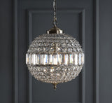 Melania Crystal/Metal LED Pendant