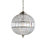 Melania Crystal/Metal LED Pendant