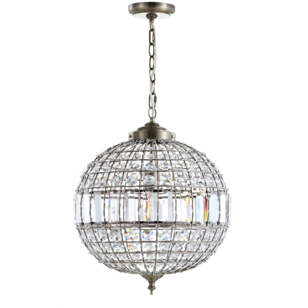 Melania Crystal/Metal LED Pendant