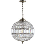 Melania Crystal/Metal LED Pendant