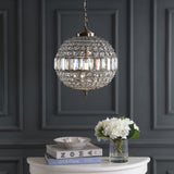 Melania Crystal/Metal LED Pendant
