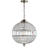 Melania Crystal/Metal LED Pendant
