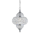 Estrella 12" Crystal/Metal LED Pendant