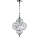 Estrella 12" Crystal/Metal LED Pendant
