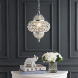 Estrella 12" Crystal/Metal LED Pendant