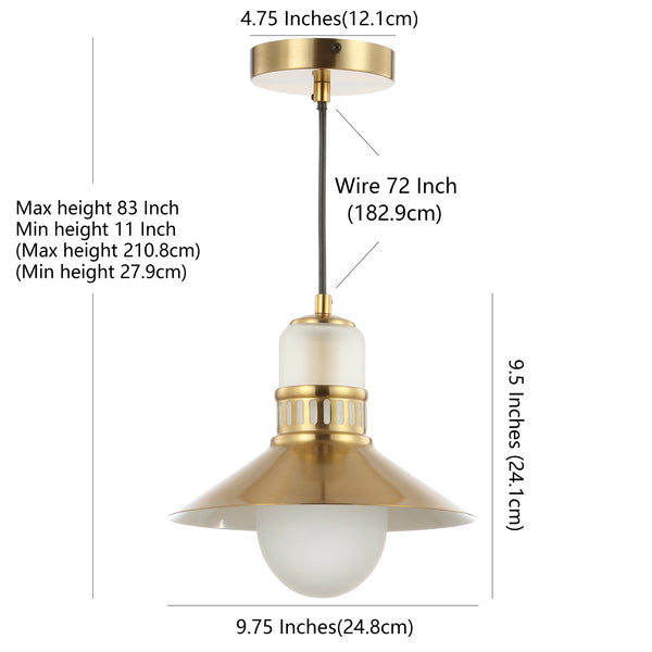 Dimension Image Brass Gold / 1-Light