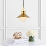 Sandburg Adjustable Iron/Glass Retro Hurricane LED Pendant