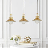 Sandburg Adjustable Iron/Glass Retro Hurricane LED Pendant