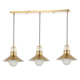 Sandburg Adjustable Iron/Glass Retro Hurricane LED Pendant