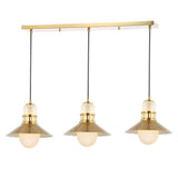 Sandburg Adjustable Iron/Glass Retro Hurricane LED Pendant
