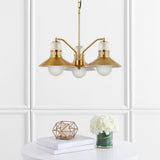 Sandburg Adjustable Iron/Glass Retro Hurricane LED Pendant