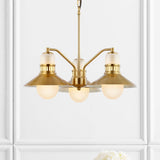 Sandburg Adjustable Iron/Glass Retro Hurricane LED Pendant