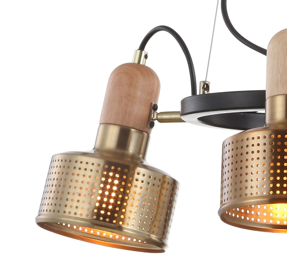 Mynah Adjustable Spotlight Metal LED Chandelier