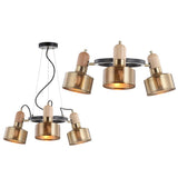 Mynah Adjustable Spotlight Metal LED Chandelier