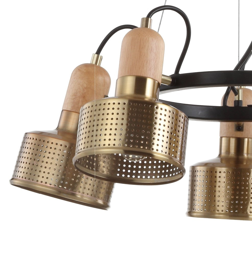 Mynah Adjustable Spotlight Metal LED Chandelier
