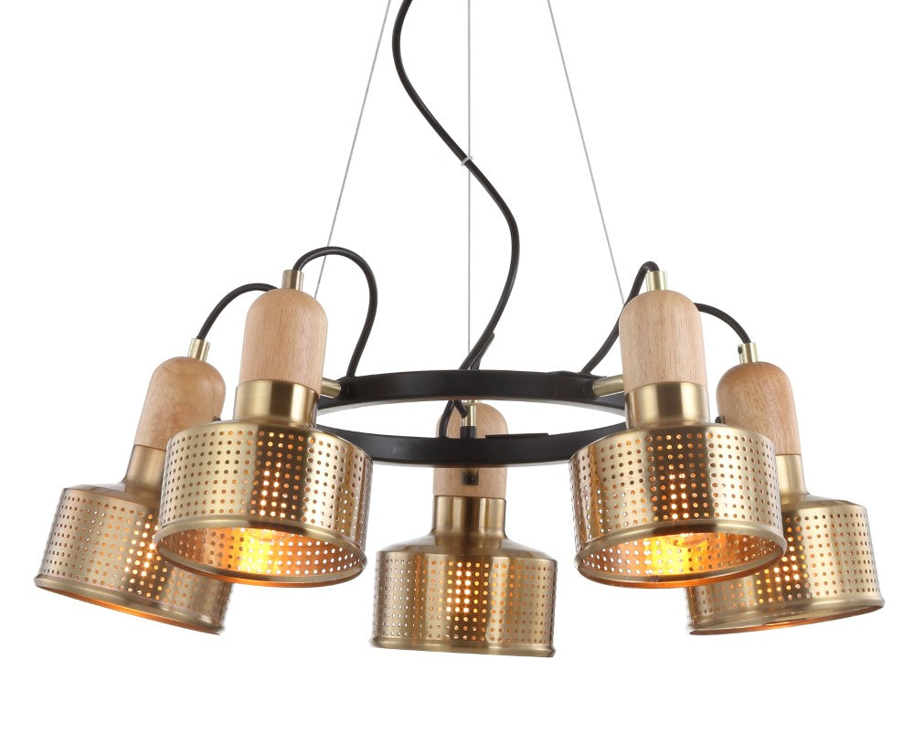 Mynah Adjustable Spotlight Metal LED Chandelier