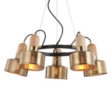 Mynah Adjustable Spotlight Metal LED Chandelier
