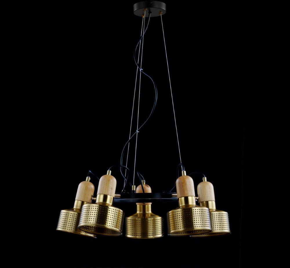 Mynah Adjustable Spotlight Metal LED Chandelier