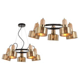 Mynah Adjustable Spotlight Metal LED Chandelier