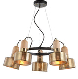 Mynah Adjustable Spotlight Metal LED Chandelier