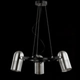 Ostrich 22" 3-Light Adjustable Metal LED Chandelier