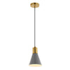 Gray/Brass Gold