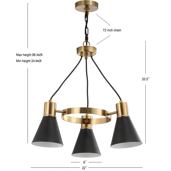 Dimension Image Black/Brass Gold / 22