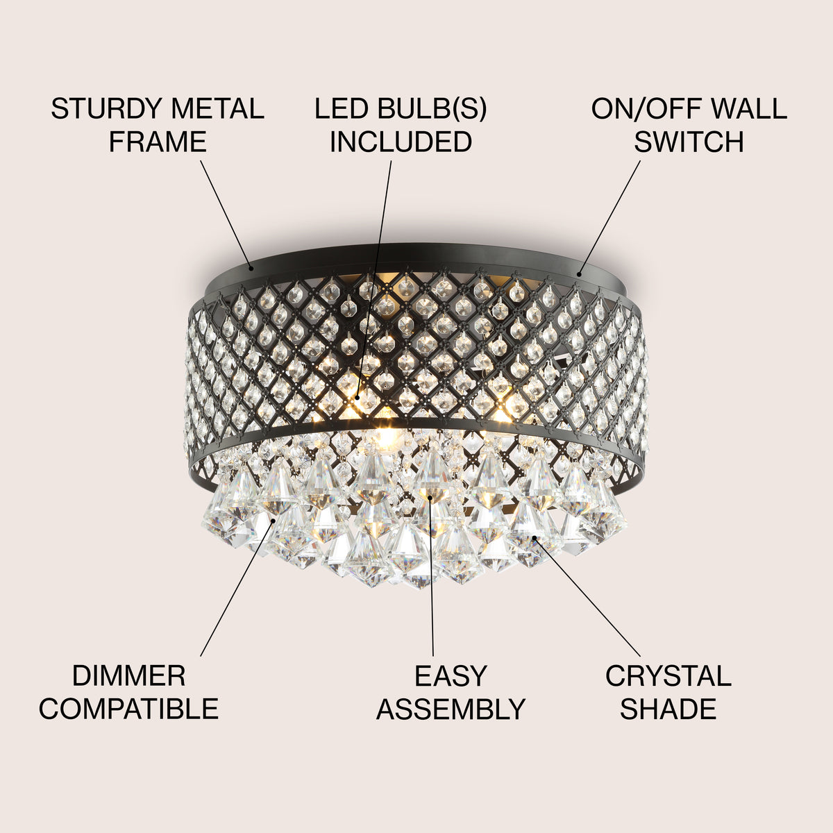 Siwa Crystal Drops/Metal