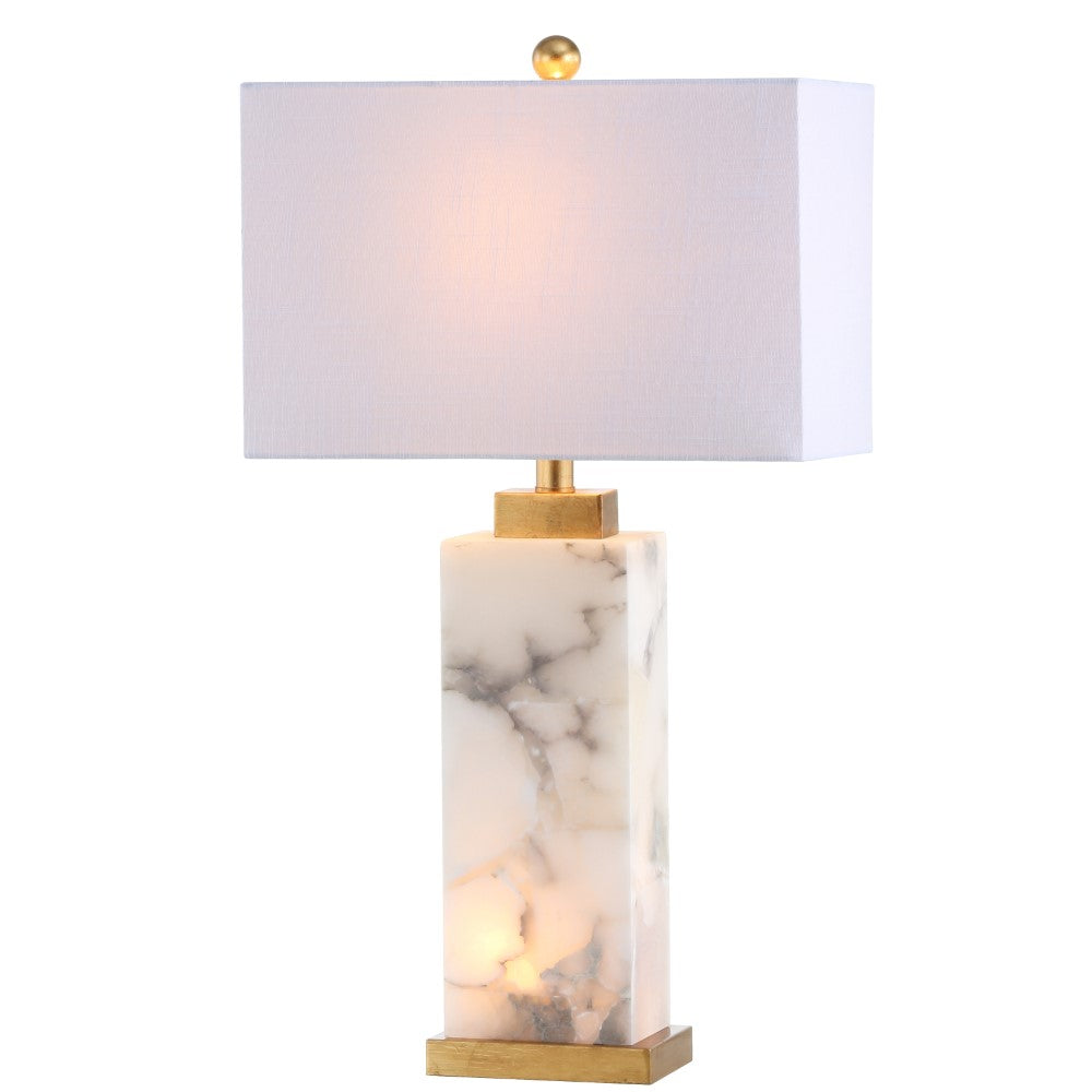 Pedro 27.5" Alabaster LED Table Lamp