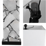 Pedro 27.5" Alabaster LED Table Lamp