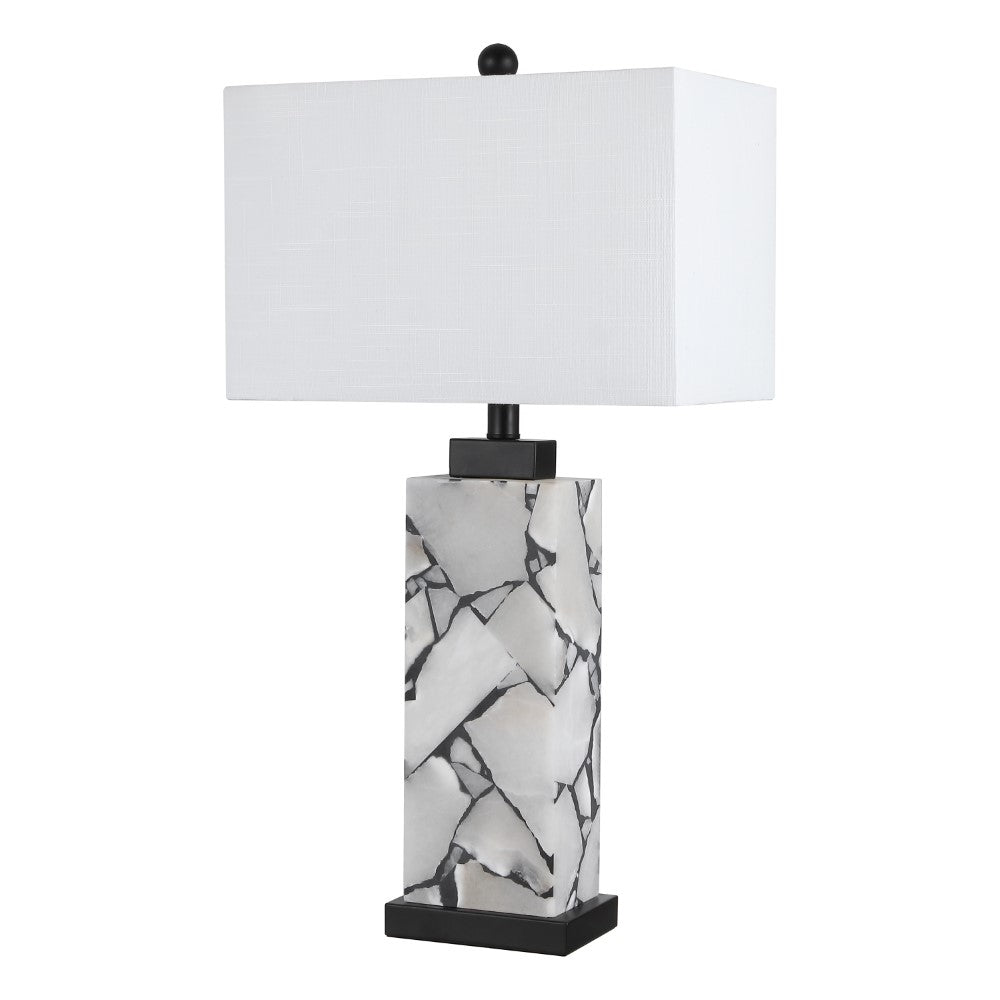 Pedro 27.5" Alabaster LED Table Lamp