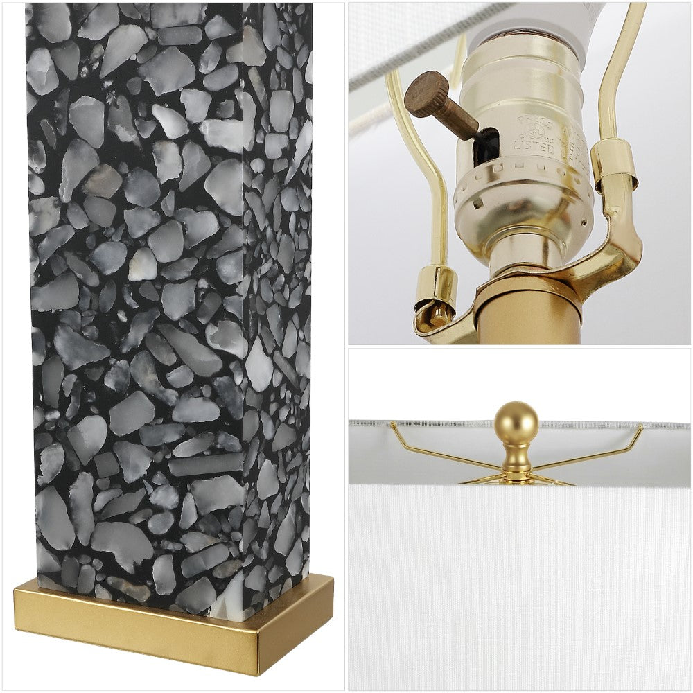 Pedro 27.5" Alabaster LED Table Lamp