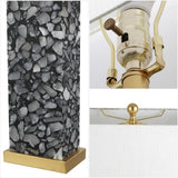 Pedro 27.5" Alabaster LED Table Lamp
