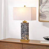 Pedro 27.5" Alabaster LED Table Lamp