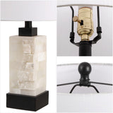 Clark 23" Alabaster/Metal LED Table Lamp