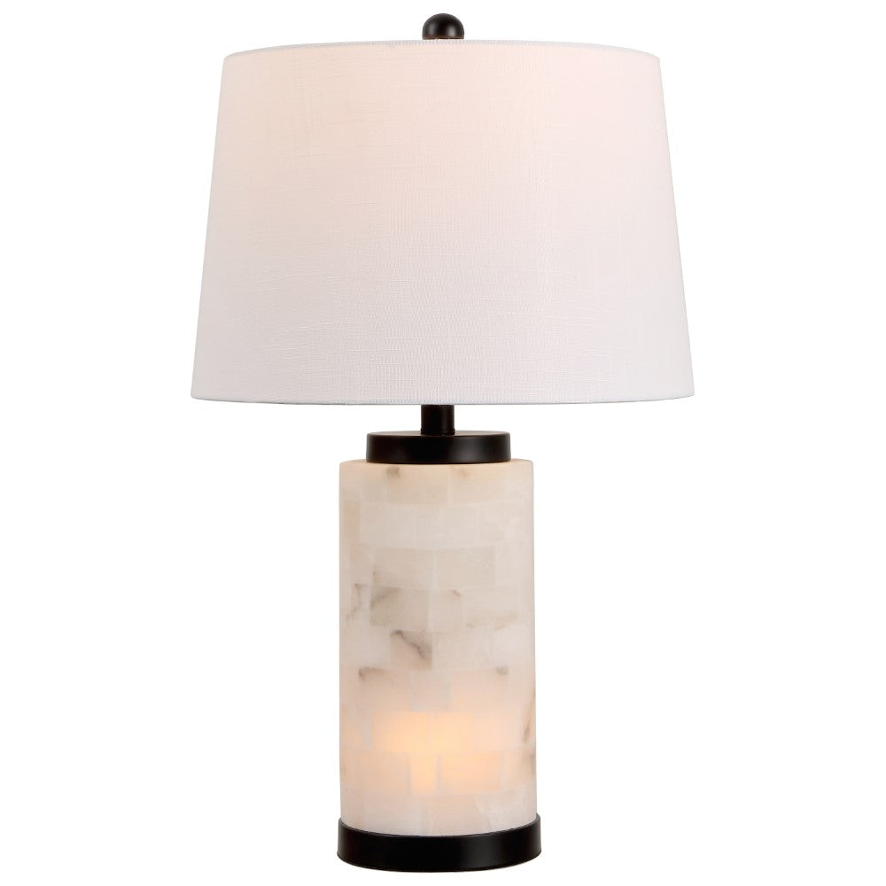 Kelsey 25.5" Alabaster LED Table Lamp
