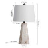 Avalyn 25.5" Alabaster LED Table Lamp