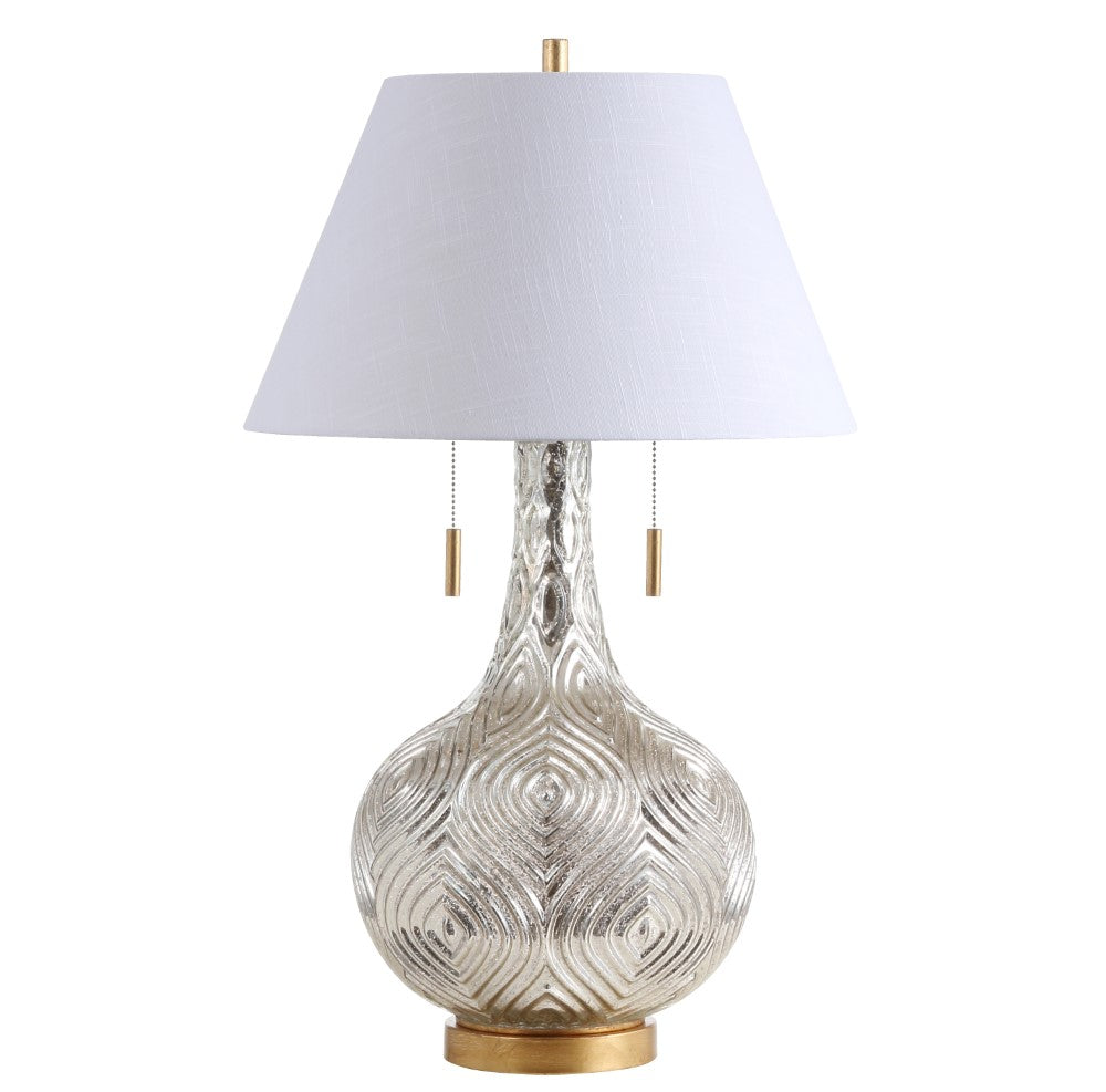 Dexter 30.75" Gourd Glass LED Table Lamp