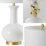 Fiona 27" Ceramic/Metal LED Table Lamp