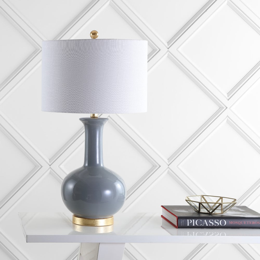 Fiona 27" Ceramic/Metal LED Table Lamp