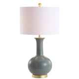 Fiona 27" Ceramic/Metal LED Table Lamp