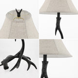 Brisbane 27.5" Rustic Resin LED Table Lamp